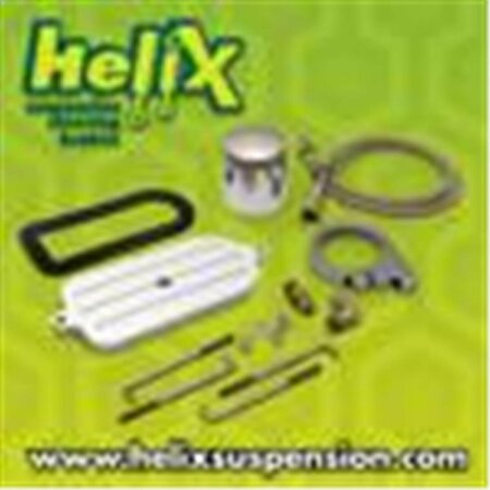 HELIX SUSPENSION BRAKES AND STEERING Billet Remote Brake Reservoir Kit with Tank for Mustang Master Cylinder HEXMCRK1